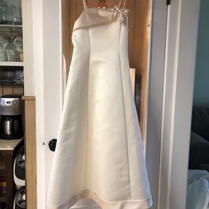David’s bridal cream dress